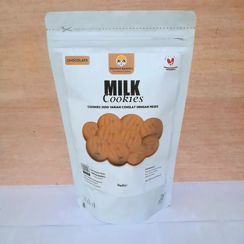 Aneka Cookies Pouch Hemat - Panpan Baker's / Free Cookies Pouch (Milk Cookies / Chui Kao So) 1