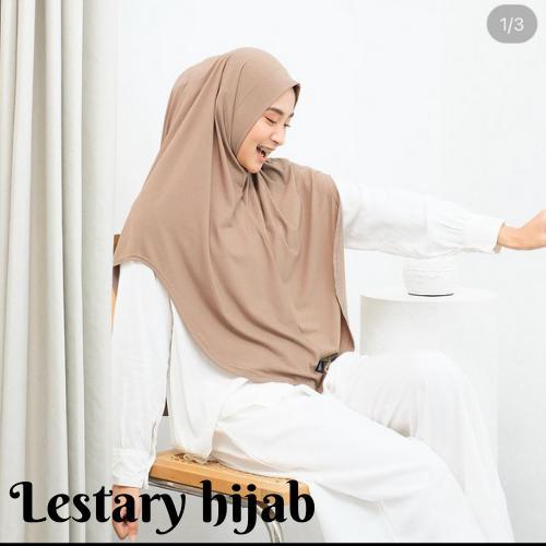 Product Introduction of Hijab Instan size S M L XL  Bergo Non Tali Jersey Premium Grade A Jilbab Instant Khimar Quality Non Pad Original Lestary Hijab yeppushop jilbab  bergo non pet 5