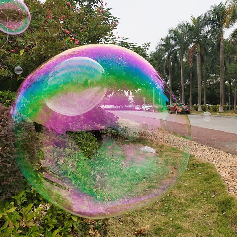 Product Introduction of Outdoor 1Set Double Pole Bubble Rope Color Giant Bubble Circle Garden Toy Big Bubble Stick Outdoor Fun for Kids Bubble Tool 31