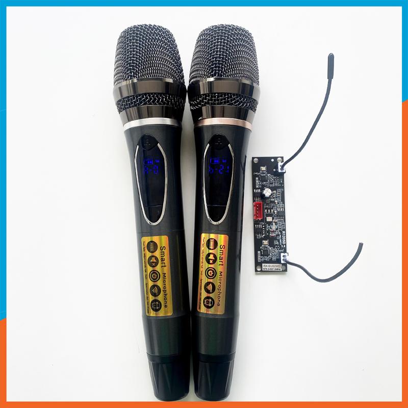 Bộ Micro Đa Năng T8225 - Micro Loa Kéo Không Dây UHF Chất Lượng Cao Hát Hay Chống Hú Tốt