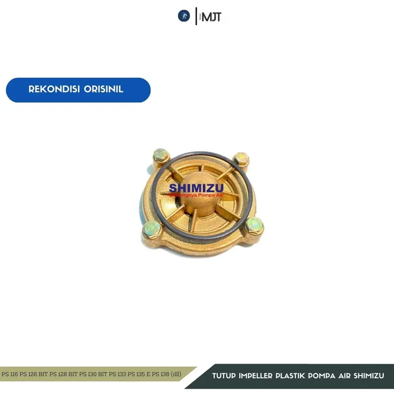Cover Tutup Casing Impeller Pompa Air Shimizu Baut 4 Orisinil 0