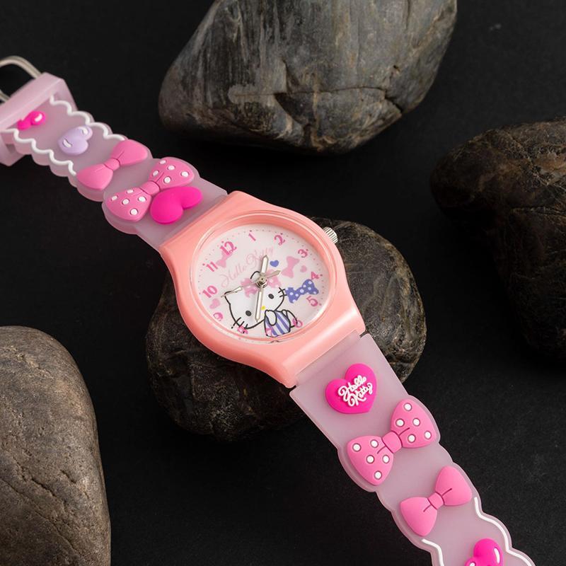 Product Introduction of Đồng Hồ Đeo Tay Trẻ Em, Họa Tiết 3D Sanrio, Cinnamoro Hello Kitty, Đồng Hồ Thạch Anh Chống Nước, Kuromi, Dây Đeo Đồng Hồ Silica Gel Hoạt Hình, Thích Hợp Làm Quà Tặng Trẻ Em 18