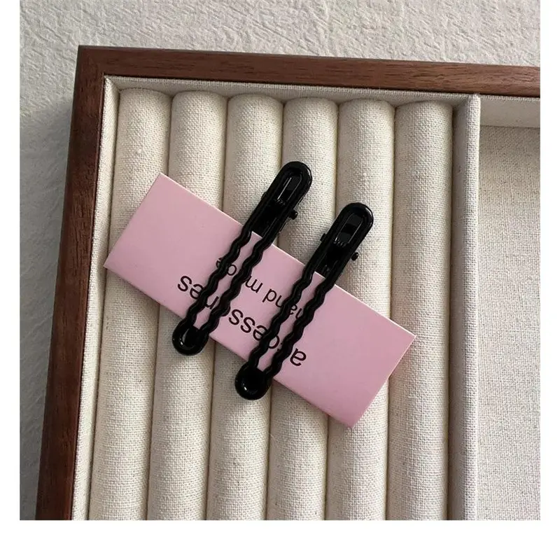 Kẹp Tóc Kim Loại, Màu Pastel Thiết Kế Rỗng Dành Cho Nữ, Đồ Trang Sức Women 6
