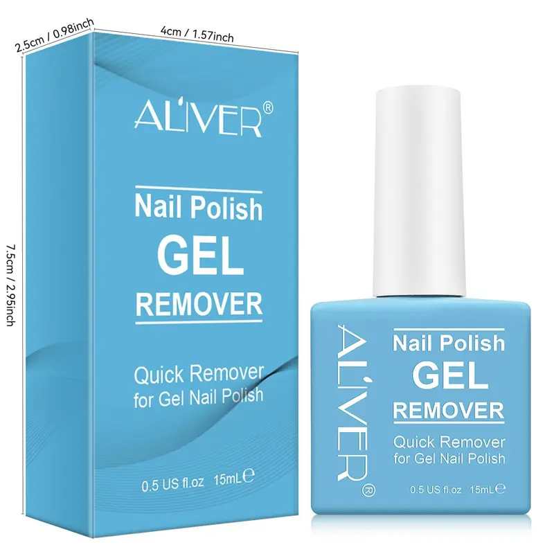 Nail Polish Remover, 3 Counts/set Nail Polish Remover Gel, Nail Care Product for UV Plastic Nails, Acrylic Nails, Natural Nails 1