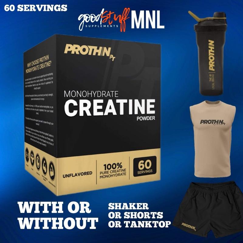 Prothin Philippines Prothin Creatine Monohydrate Powder 60 or 30 servings - TikTok Shop ...