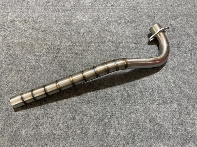 Cổ Pô inox Đường Hàn Titan Thay Thế Cổ Pô Zin From Thòng Gắn Wave A đời Mới S110 Blade Wave RSX Phụ Tùng Phụ Kiện