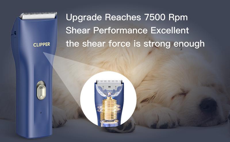 Product Introduction of Small Dog Hair Clipper Electric Grooming Trimmer for Pets USB Rechargeable Cat Shaver Animals Haircut Machine waterproof 34