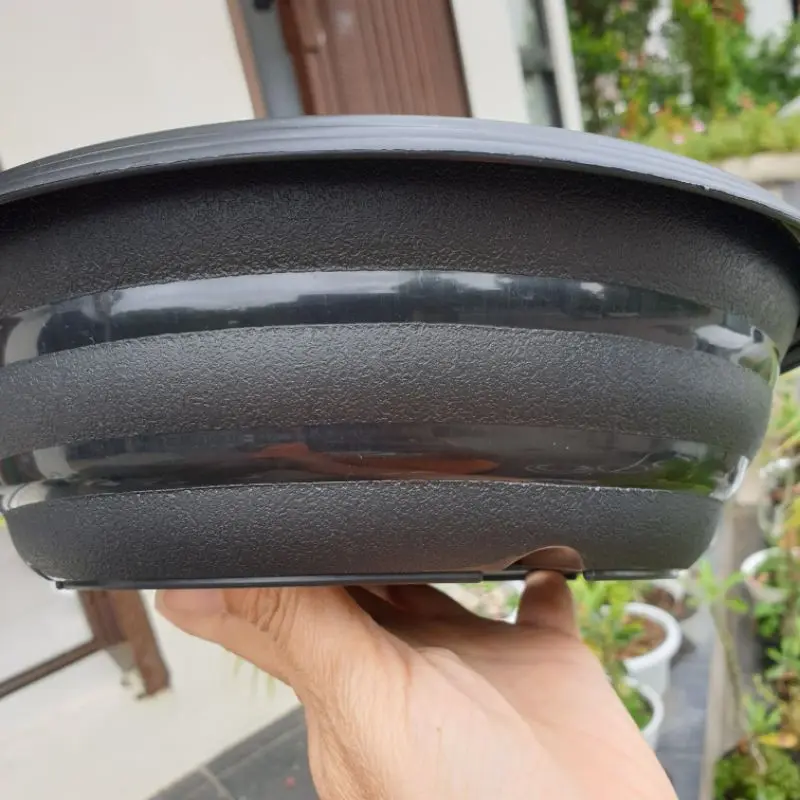 AZALEA BONSAI BAZ 25 HITAM-PUTIH Pot bunga bonsai ceper murah motif tawon bagus 4