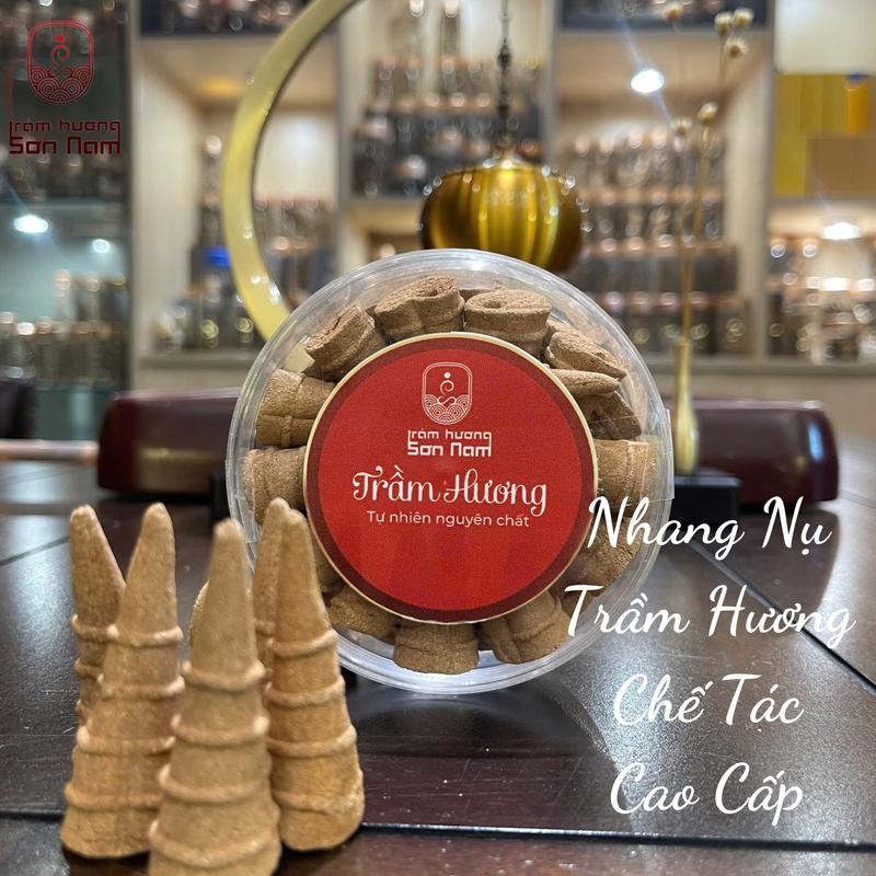Sơn Nam Nhang Nụ Trầm Hương Thủ Công Cao Cấp – Mẫu Xoắn Ốc Độc Đáo lưu hương lâu không hóa chất