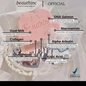 BEAUTHINC CRYSTAL GLUTA SOAP SABUN PEMUTIH