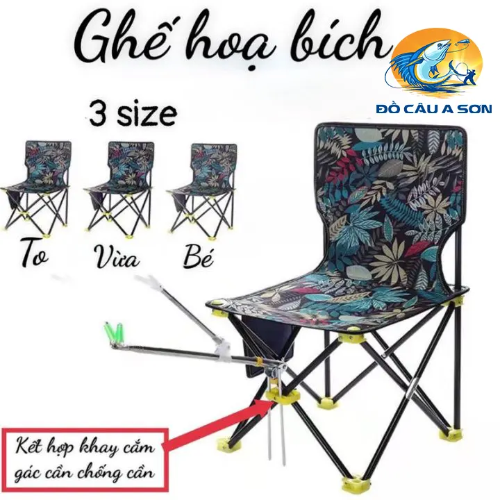 Ghế Xếp, Ghế Câu Cá Hạ Bích gấp gọn mini bỏ túi dễ dàng mang đi du lịch , dã ngoại KK-04