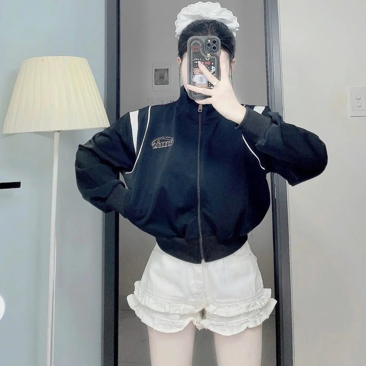 Áo khoác croptop nữ thời trang celi  áo khoác