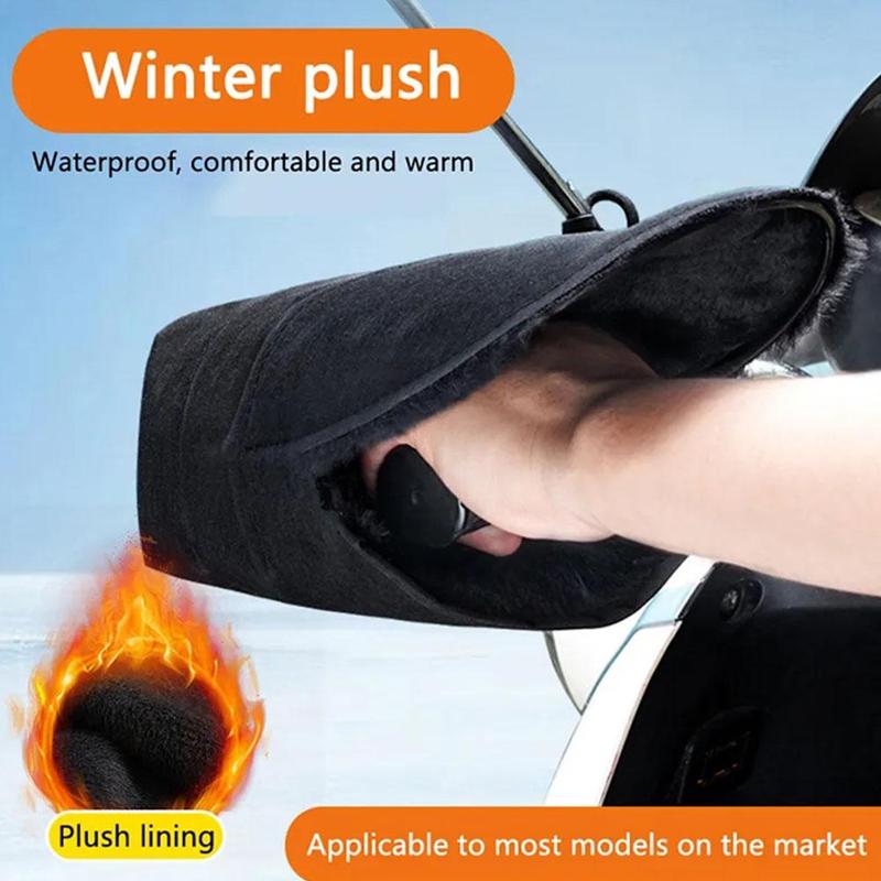 1pair Motorcycle Handle Glove Hand Guard Motorcycle Sunscreen Waterproof Vehicle Guard D9Q0 4