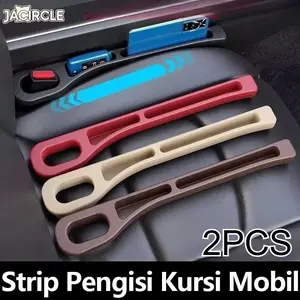 Gap Filler/Stopper Mobil Pengisi Celah Kursi Mobil Universal/Anti Bocor Strip Sumbat Celah Mobil/Universal PU Anti Bocor 2pcs Aksesoris Interior Mobil Semua Mobil