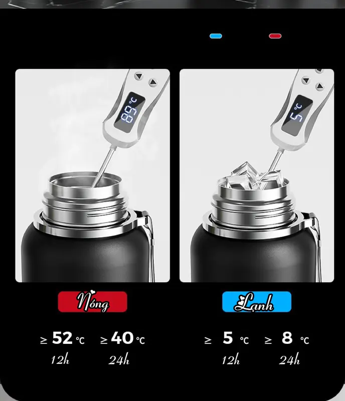 Bình giữ nhiệt inox 316 TAMIDI, bình giữ nhiệt dung tích 600ml-1500ml có nắp làm cốc, tích hợp lưới lọc trà-BTC05 2