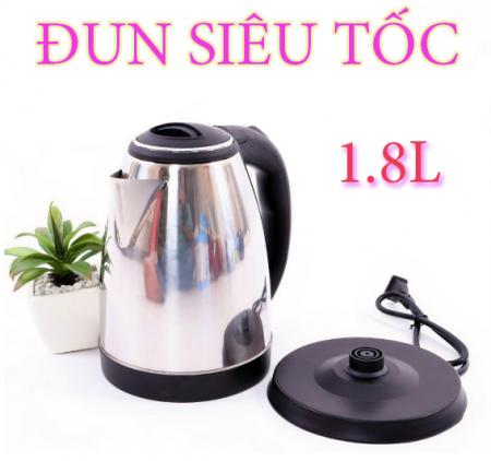 Ấm Đun Siêu Tốc 1.8L , Ấm Siêu Tốc 5L có còi báo và không còi báo Inox Đun Nước