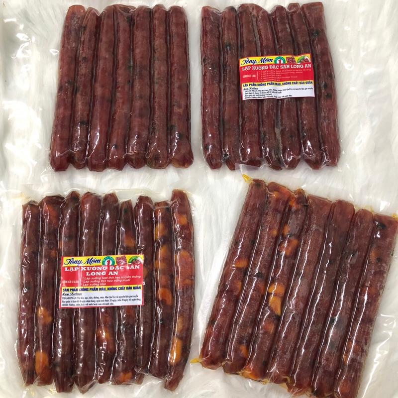 Combo 1 KG lạp xưởng khô Trứng Muối + 1 KG lạp xưởng khô nạc