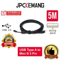 Gambar Kabel Kamera Tetherplus USB 2.0 Mini B to Type A 5M Tether Plus Cable TP-UB2AMNM-500 ORIGINAL dari JPC Kemang Kota Administrasi Jakarta Selatan 1 Tokopedia