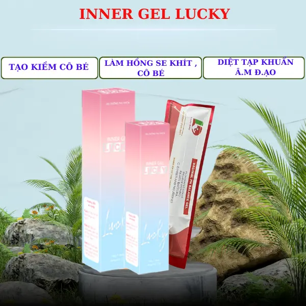 Gel tạo kiềm â.đ Lucky sạch tạp khuẩn tạo mùi thơm.