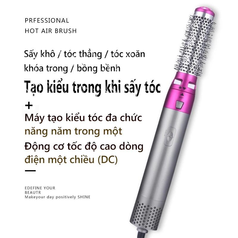Máy Sấy Tóc Kiêm Lược Điện Đa Năng 5in1, Máy Làm Tóc Cao Cấp, Máy Sấy Tạo Kiểu Tóc Styler Kết Hợp Uốn Duỗi 5