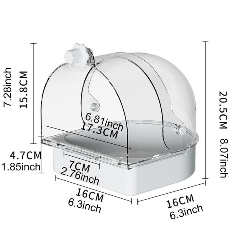 Product Introduction of Bồn Tắm Chim, Treo, Cho Hoa Mẫu Đơn Da Hổ, Vẹt Và Các Loài Chim Nhỏ 0
