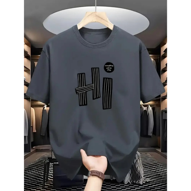 Camisa Camiseta Estampada Algodão Básica Malha 30.1 Hi