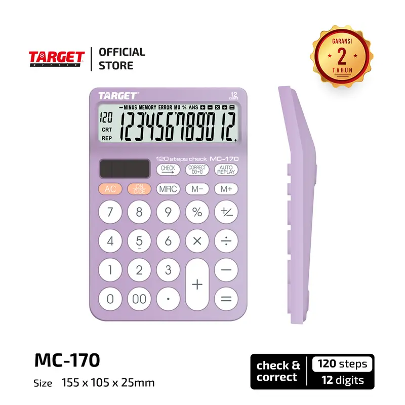 Target MC-170 - Desktop Calculator - 12 digit 4