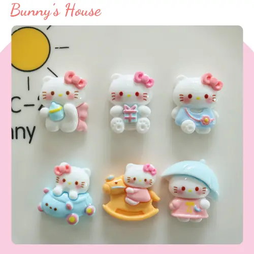 JIBBITZ, STICKER, CHARM MÈO TRANG TRÍ DÉP SỤC (ĐÃ GỒM NÚT GẮN)