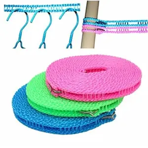 Tali Jemuran 5m Tali Jemuran Baju Kait 5 m Serbaguna Portable