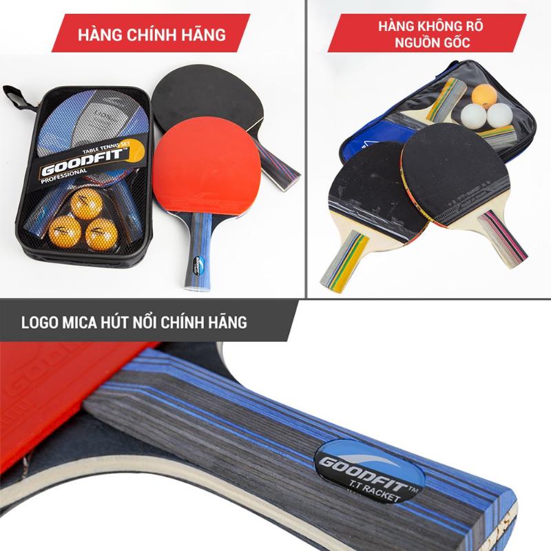 Product Introduction of Bộ 2 vợt bóng bàn tặng kèm 3 bóng GoodFit, cốt vợt 7 lớp, mặt mút đàn hồi, chất lượng đạt chuẩn GF001TS 49