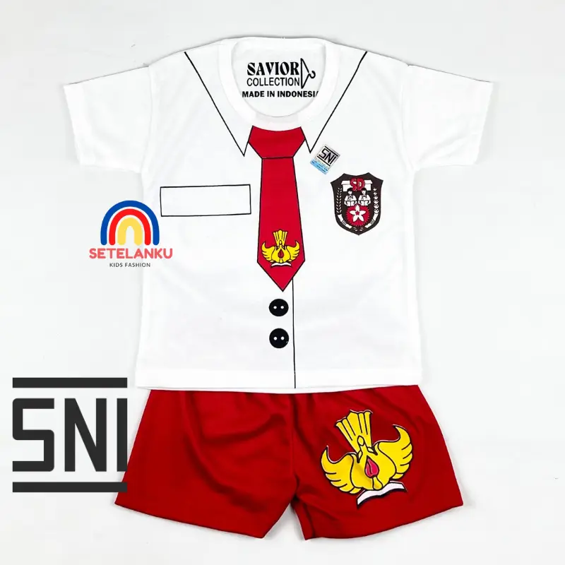 [GRATIS NAMA] Set Baby Boy 0-12bulan Seragam SD SMA Cosplay Anak Laki Kaos Bayi Celana Denim Parsel Lahiran