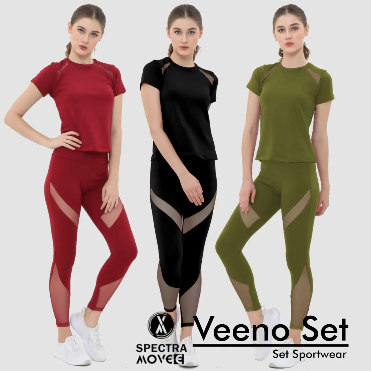 Setelan senam M-XXL VEENO SET Baju Sport