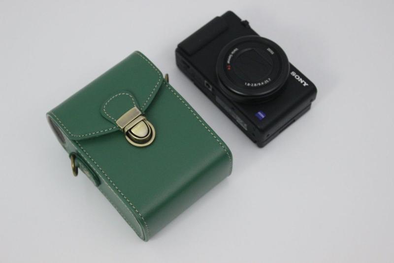 Product Introduction of Suitable for Canon G7x2/3 Protective Leather Case Sony Black Card Rx100m7 Zv1 Ricoh GR3 Camera Bag Crossbody 3