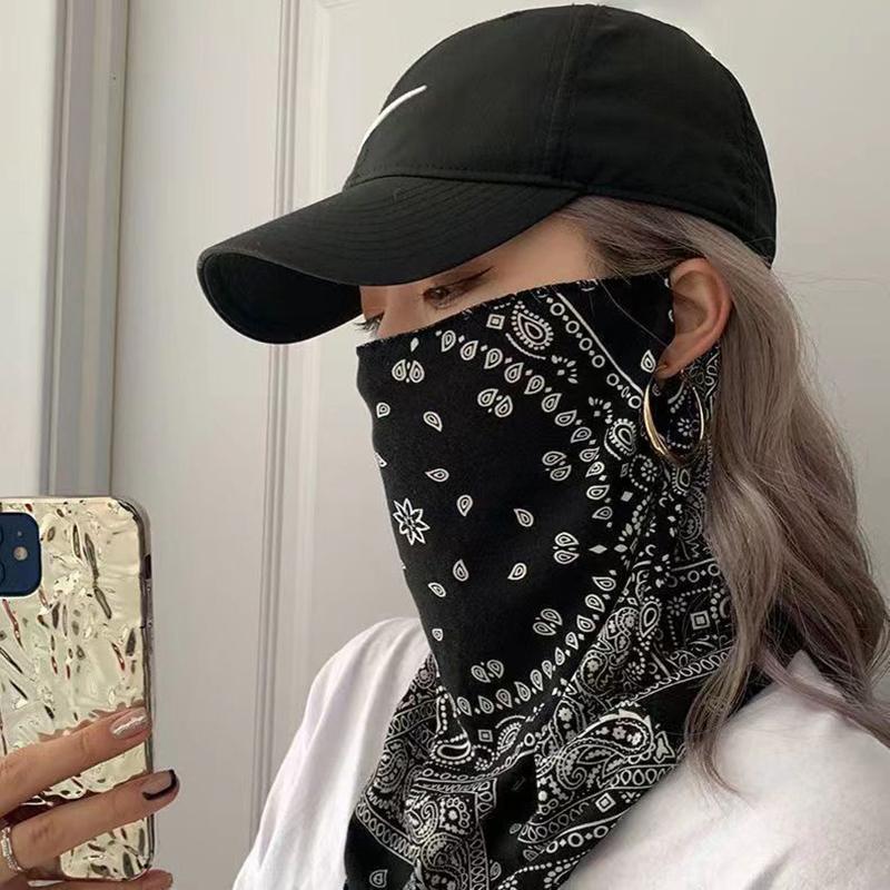 Product Introduction of Fashion Punk Sunscreen Mask For Men Women Summer Face Neck UV Protection Ear Scarf Hip Hop Outdoor Sports Cycling Bandana Scarfs 20
