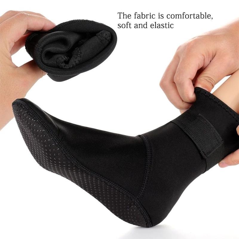 Product Introduction of Durable 3mm&5mm Diving Socks Neoprene Non-slip Surf Beach Booties Warm Elasticity Water Socks for Surfing Swimming Snorkeling 22
