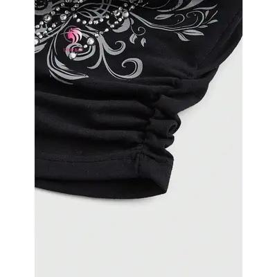 トップス chrome hearts HAIRY CROSS RIB TANK L Chrome Hearts Hairy Cross Rib Tank - TikTok Shop