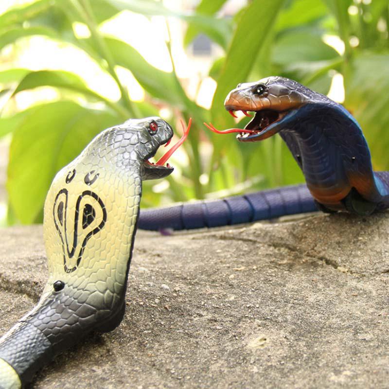 Product Introduction of Lifelike Realistic Remote Control King Naja Cobra Long Range Chargeable Snake Toy 59