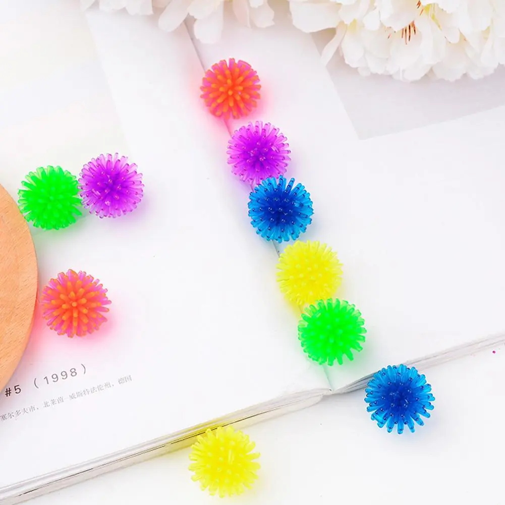 New Spiky Ball Massage Trigger Point Hand Exercise Stress Massage Ball Relief Yoga Relief