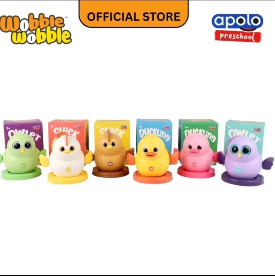 apolo Wobble Wobble Mainan Anak Assorted Cewek Cowok
