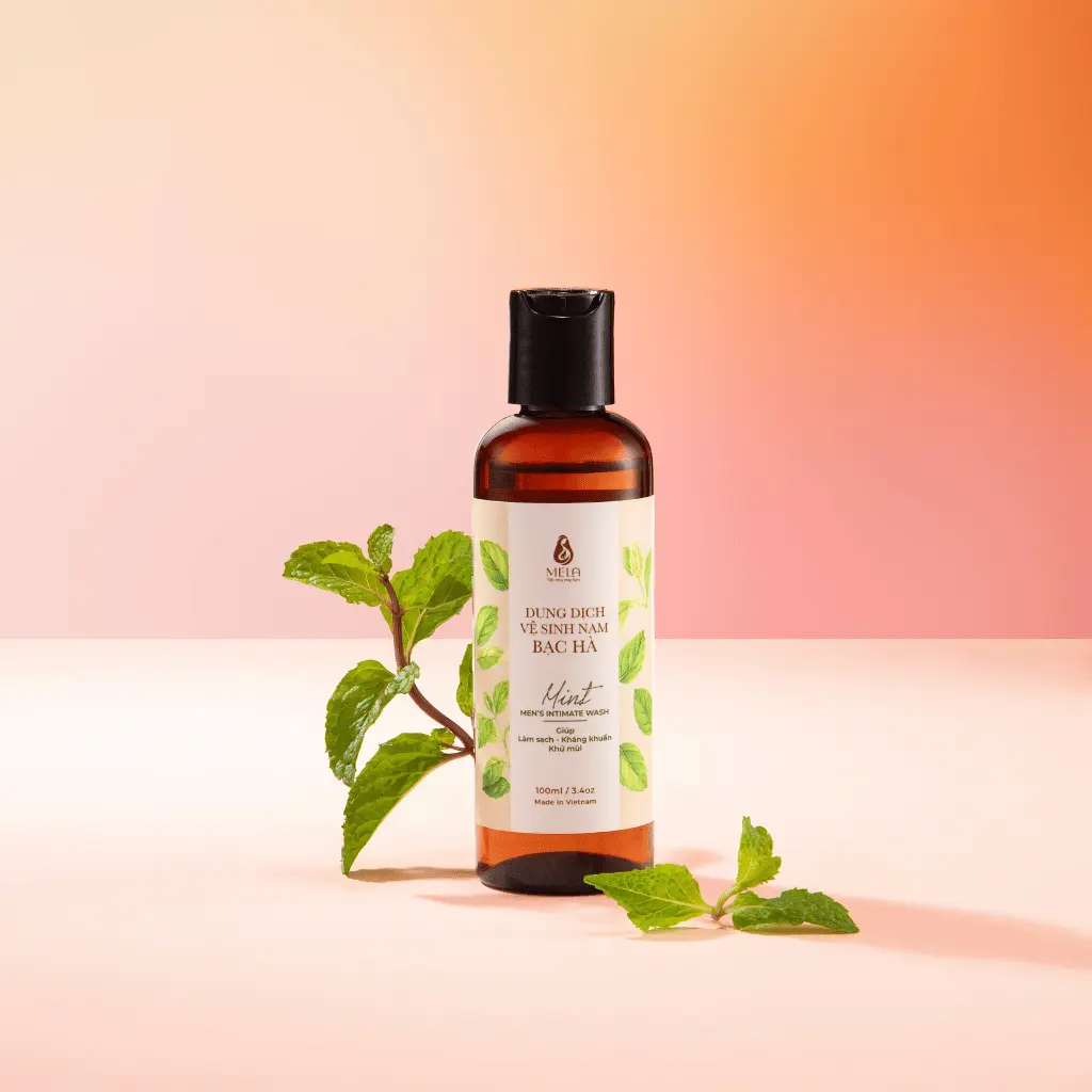 Dung Dịch Vệ Sinh Nam Bạc Hà MELA Làm Sạch Ngăn Mùi Kháng Khuẩn 100ml - ML07 Dưỡng Thể Đường