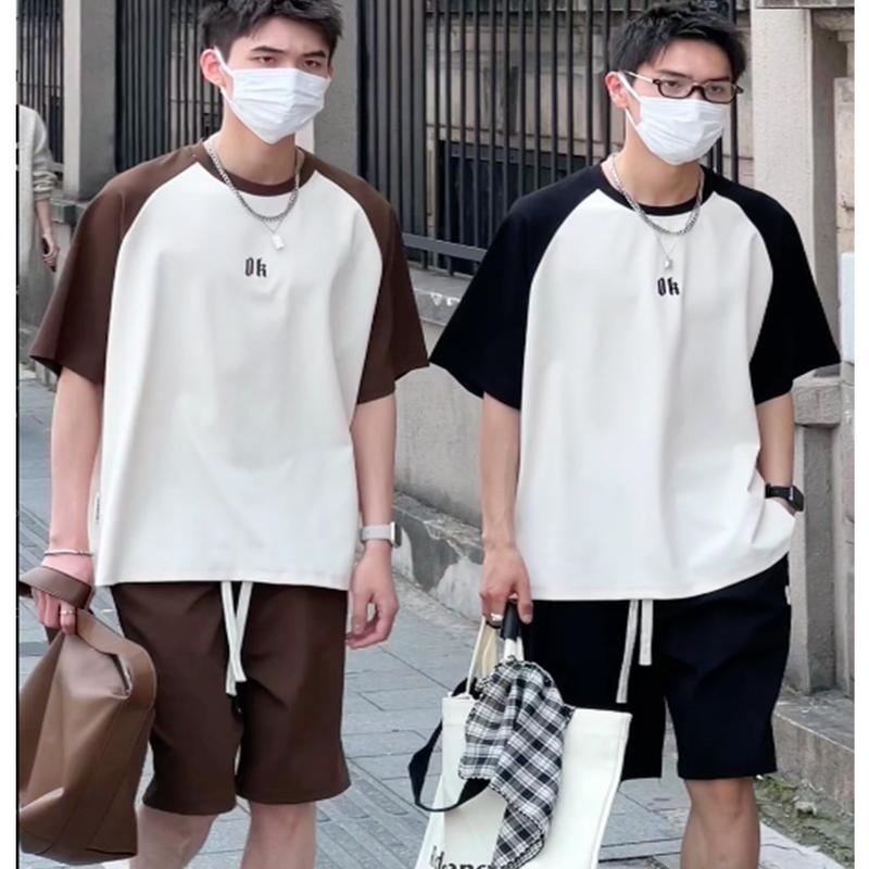 Bộ Đồ Nam Nữ Fox| Quần Áo Thao Nam Nữ Mùa Hè| Đồ bộ nam Chất Thun Cotton tổ ong Cộc Tay tập gym đi bộ bộ đồ ngủ BigSize 115kg Menswear Jacket set nam