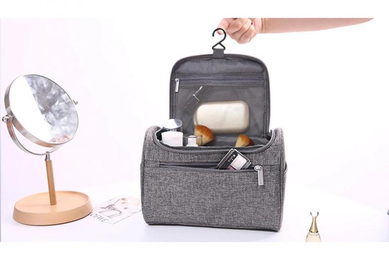 Product Introduction of Túi Đựng Mỹ Phẩm, Không Thấm Nước, Có Móc, Dành Cho Phụ Nữ , Túi Sắp Xếp Du Lịch, Túi Trang Điểm, Hộp Đựng Đồ Trang Điểm, Túi Đựng Đồ Vệ Sinh Cá Nhân Trong Phòng Tắm, Túi Đựng Đồ Vệ Sinh Cá Nhân, Thích Hợp Để Rửa Mặt Bag 8