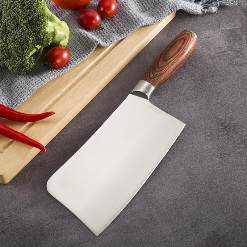 Fruit Knife Color Wooden Handle Household Kitchen Stainless Steel Multi-Purpose Knife Sharp Japanese Style Small Kitchen Knives Slicing Knife Small Kitchen Knife 9
