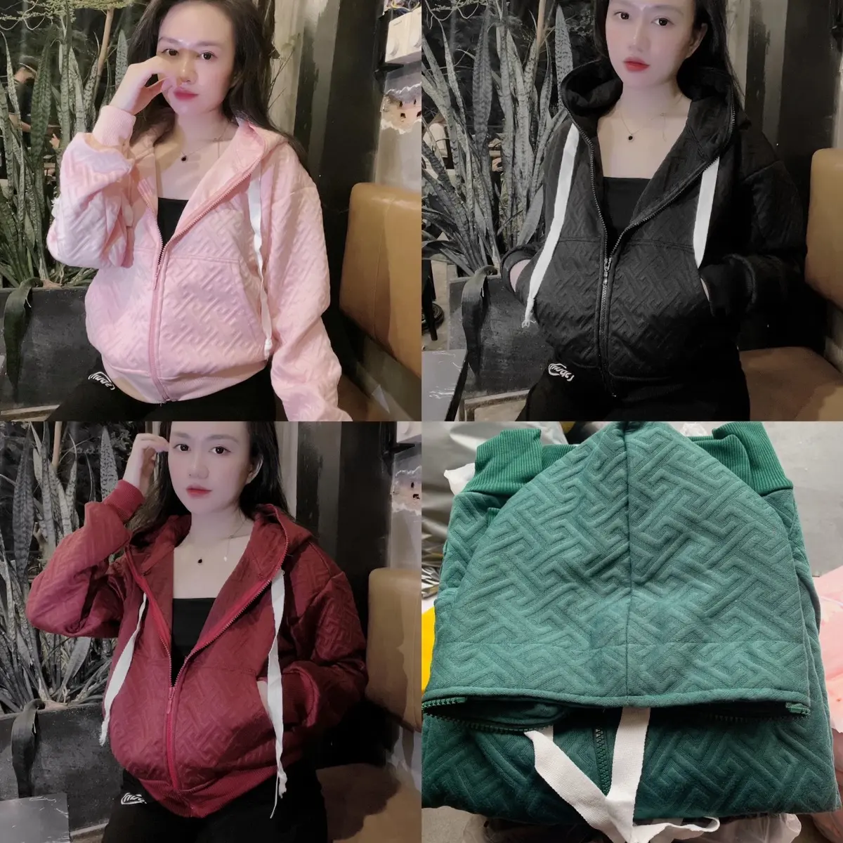 ÁO KHOÁC THUN DẬP NỔI HOT
