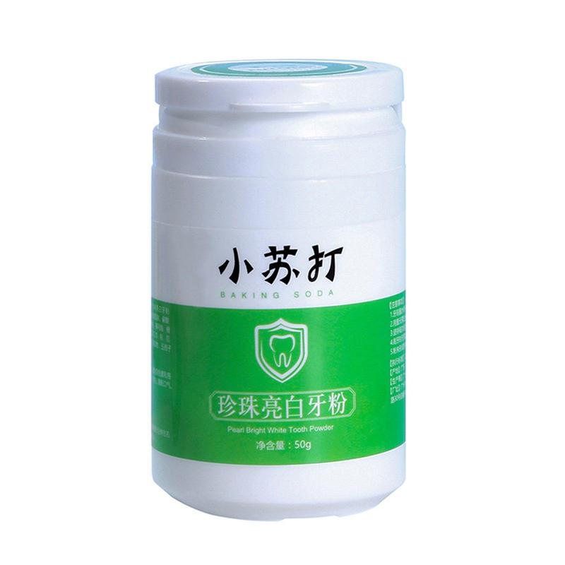Product Introduction of Natural Pearl Whitening Tooth Powder Anti-Bacterial & Remove Tooth Stains 50g putih gigi serbuk gigi 2