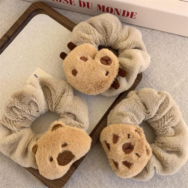 Product Introduction of Exquisite Cute Cartoon Plush Grab Clip Female Back Of The Head Ponytail Claw Hair Tools Female Girls Shark Clip Hair Accessories 12