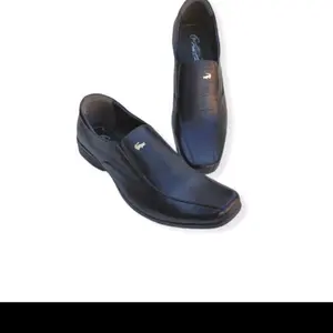 Sepatu Pantofel Kulit PRIA - Pantofel hitam kulit asli Sol Karet