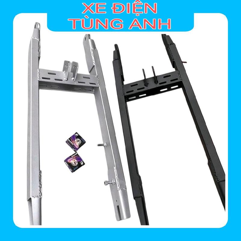 Gắp phay lắp xe điện loại 1 và 2 giảm sóc lắp phanh đĩa và phanh cơ dài 65cm