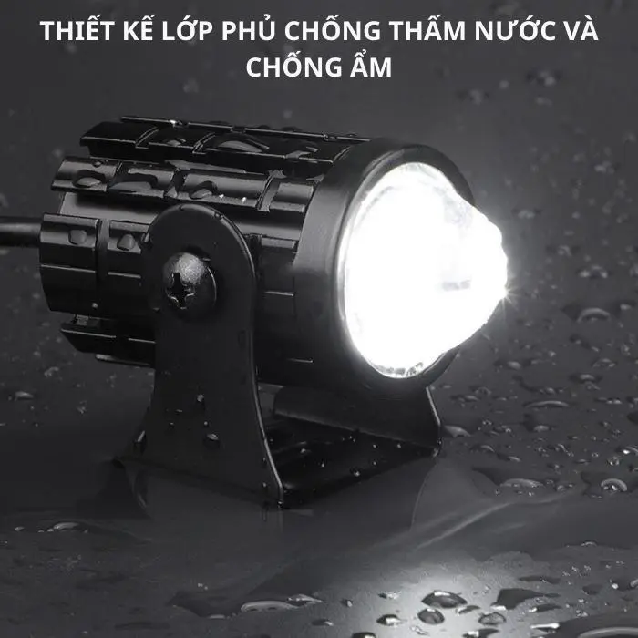 Đèn bi mini L7, Đèn pha xe máy, xe điện, 12-80v,Đèn pha bi xe máy, 【Trong vòng 1 năm, nếu hàng hóa bị hỏng, sẽ được đổi mới miễn phí】2 chế độ ánh sáng vàng/trắng, Đè，ledt 40，n pha Led L7, công suất 3000 lumens，vn đầy màu sắc nhấp nháy nhanh đèn 3