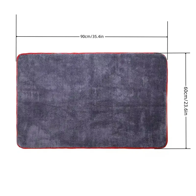 Car Wash Towel, 60*90cm Car Cleaning Rag, Microfiber Car Drying Towel, Multifunctional Car Wash Accessories 1